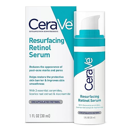 CeraVe Resurfacing Retinol Serum – A Gentle Retinol for Smoothing Skin