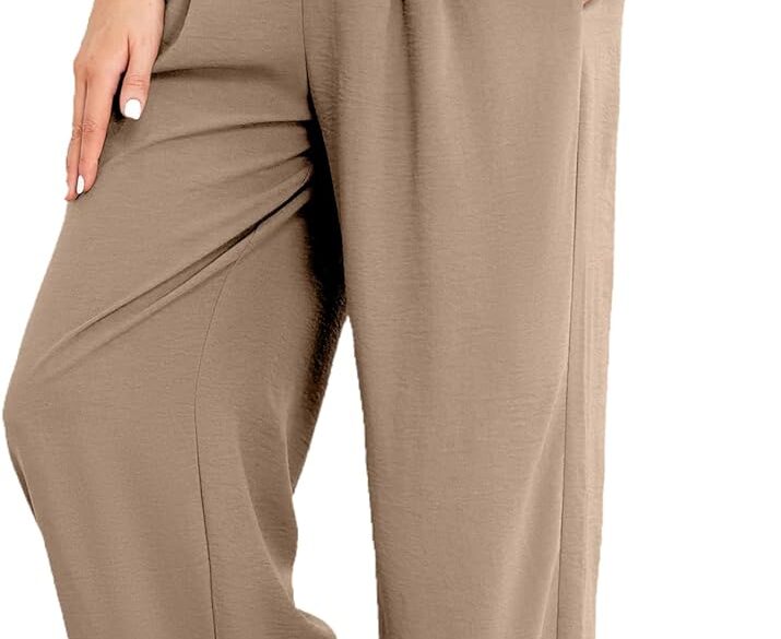 TASAMO Women’s Palazzo Pants: Embrace Summer Boho Vibes in Comfort and Style!